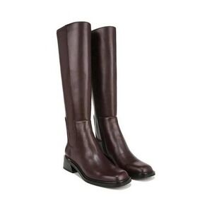 Franco Sarto Gisella Dark Brown Leather Riding Boots Tall Knee High Women 5M